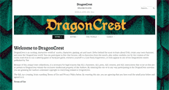 Desktop Screenshot of dragoncrest.com
