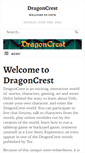Mobile Screenshot of dragoncrest.com